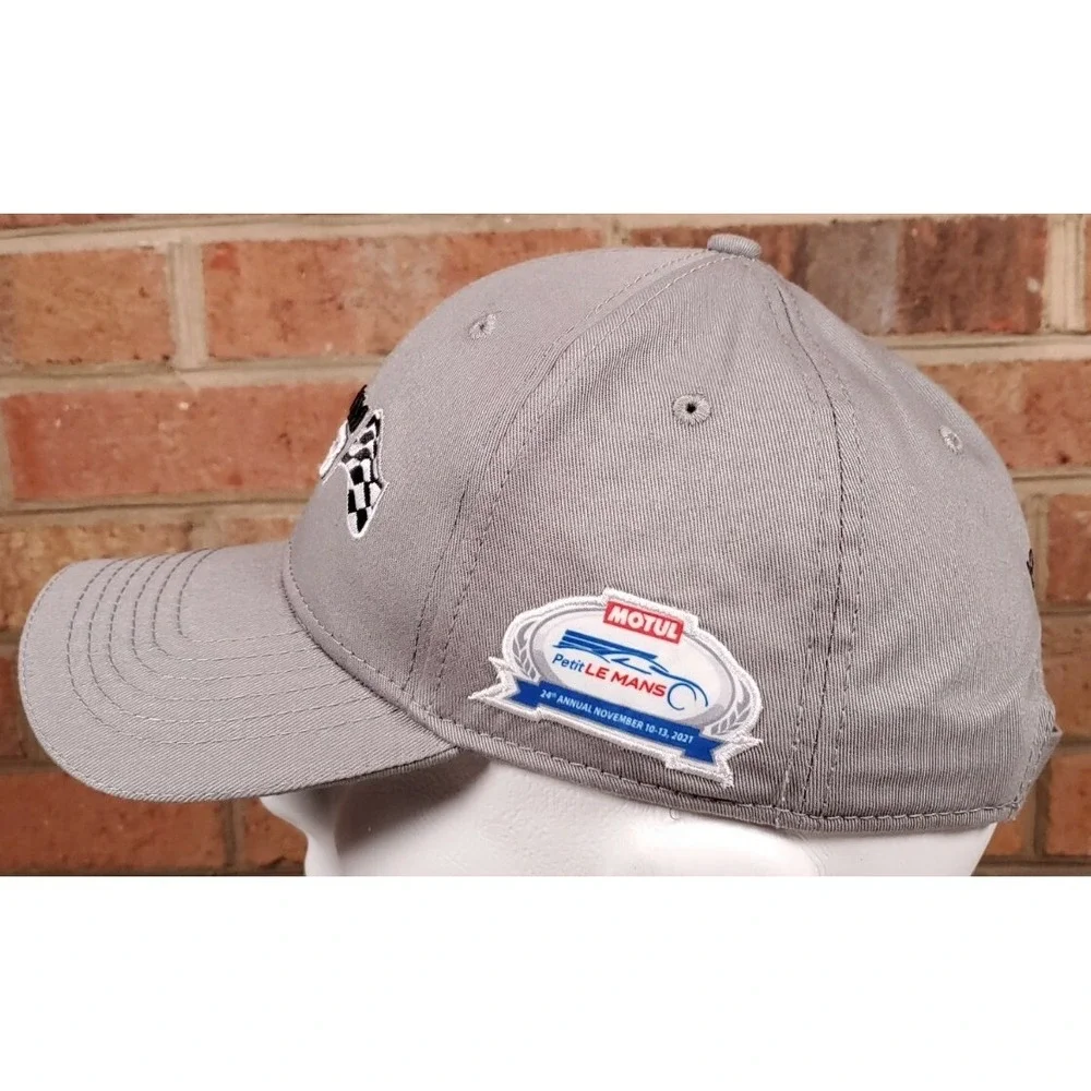 Motul Racing 2021 Road Race Gray Strapback Hat Cap Petit Lemans Podium Club
